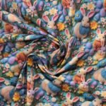 Popeline Digital Páscoa Coelhinhos - Image 2