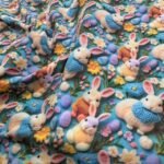 Popeline Digital Páscoa Coelhinhos - Image 3