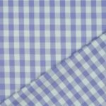 Popeline Fio Tinto Xadrez - Lavanda/Verde Água - Image 3