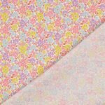 Popeline Resinada Summer Flowers - Branco - Image 3