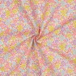 Popeline Resinada Summer Flowers - Branco - Image 2