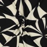 Seda c/ Lycra Geometric - Preto - Image 2