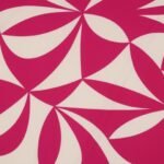Seda c/ Lycra Geometric - Fucsia