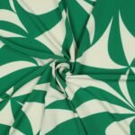 Seda c/ Lycra Geometric - Verde - Image 2
