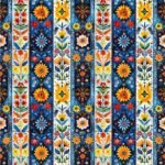 Lycra Estampada - Riscas Flores