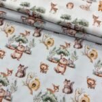 Popeline Digital Bosque - Cinzento - Image 4