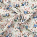 Popeline Digital Páscoa Coelhinhos - Image 2