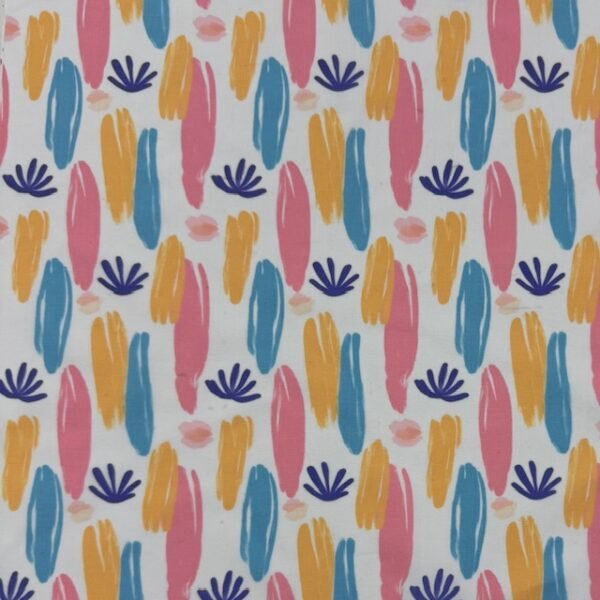 Popeline Summer Time - Branco