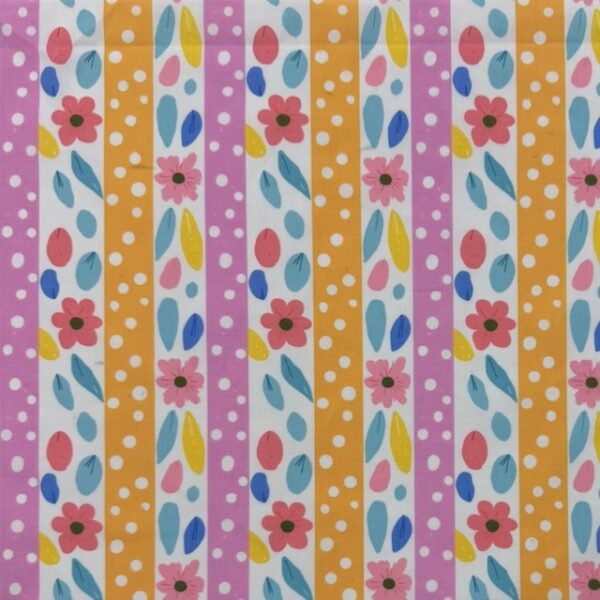 Popeline Summer Time - Branco