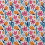 Popeline Summer Time - Branco