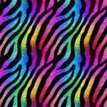 Lycra Estampada - Zebra Multicolor