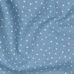 Mousseline Pintas - Azul