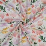 Musselina Big Flowers - Branco - Image 2