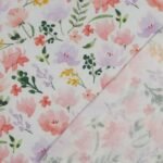 Musselina Big Flowers - Branco - Image 4