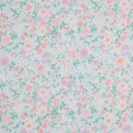 Musselina Small Flowers - Branco