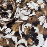 Viscose Flor c/ Elastano - Camel - Image 3