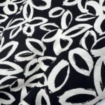 Viscose Flor - Preto - Image 3