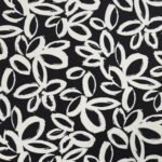 Viscose Flor - Preto