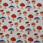 Lycra Estampada - Cogumelos