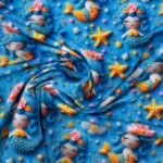 Lycra Estampada - Sereias - Image 2