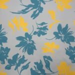 Malha Fria Big Flowers - Azul