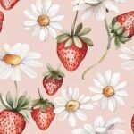 Policanvas Morangos Malmequeres