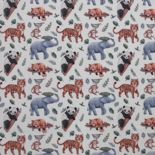 Popeline Estampada (28) Popeline Jungle - Image 1