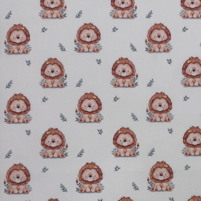 Popeline Estampada (29) Popeline Lion - Image 1