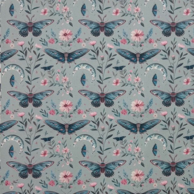 Popeline Estampada (34) Popeline Borboletas - Image 1