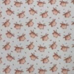 Tecido Popeline Veados - Branco