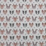 Tecido Popeline Animais - Branco