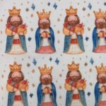 Tecido Popeline Natal Reis