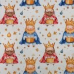 Tecido Popeline Natal Reis