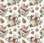 Tecido Decoração Policanvas Natal