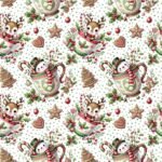 Tecido Decoração Policanvas Natal