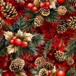 Tecido Decoração Policanvas Natal