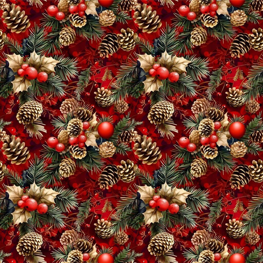 Tecido Tecido Natal 7 Violet Fabrics