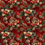 Tecido Decoração Policanvas Natal