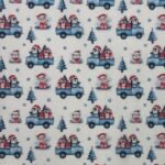 Tecido Popeline Natal Pinguin