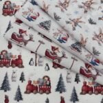 Tecido Popeline Animais Inverno - Image 2
