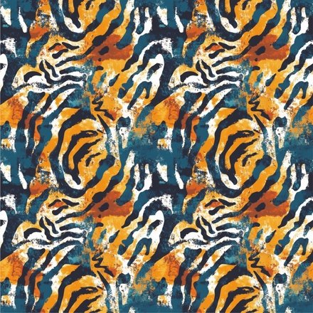 Tecido Tigre Violet Fabrics