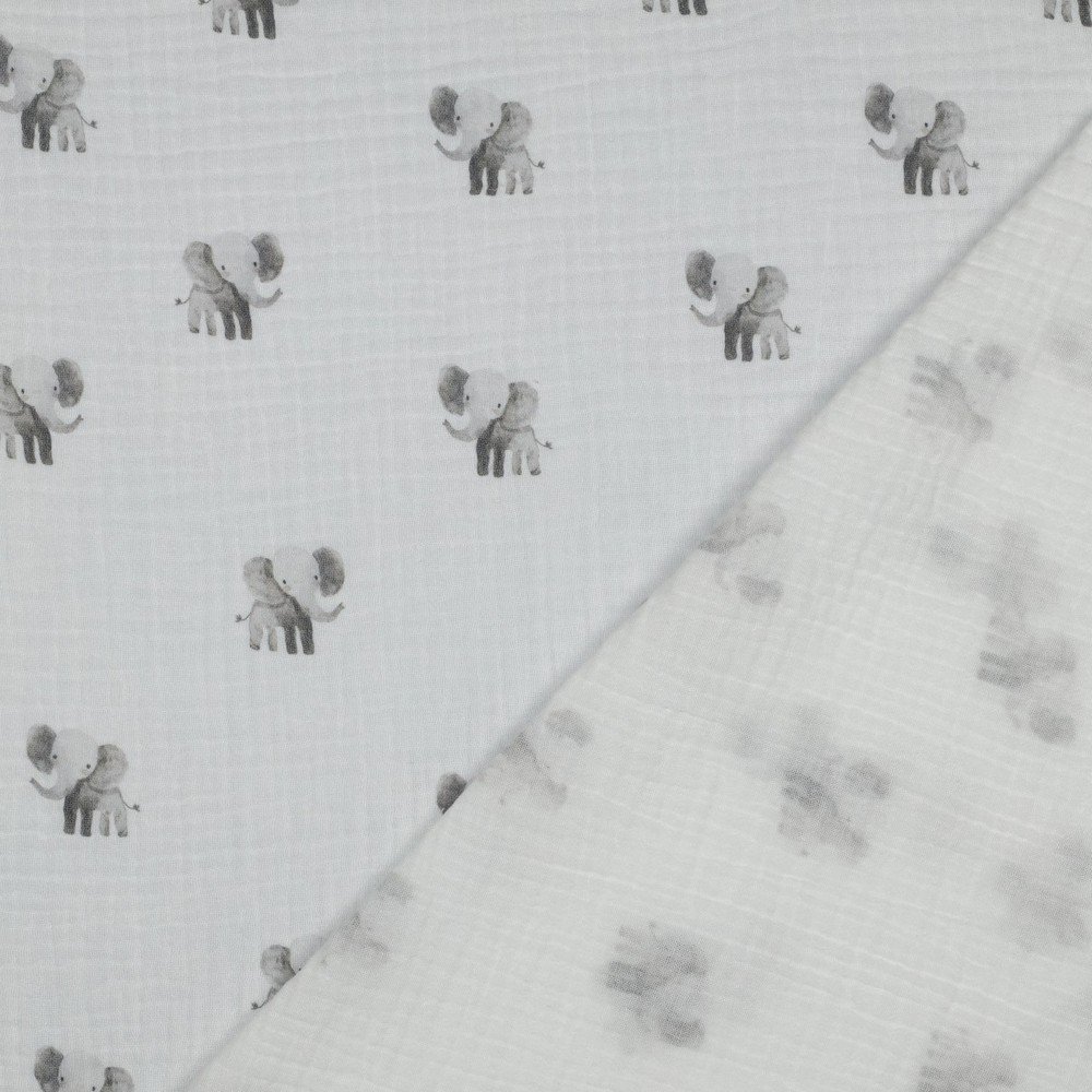 Musselina Elefante - Branco v Musselina Elefante - Branco - Image 3