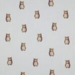 Musselina Ursinho - Branco