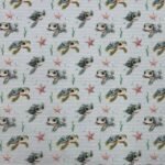 Tecido Popeline Tartarugas