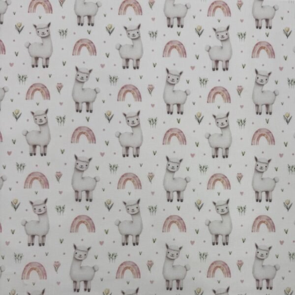 Tecido Popeline Lama Arco-íris