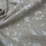 Tecido Panamá Lurex Natal Dourado 2,80 mt Largura - Image 3