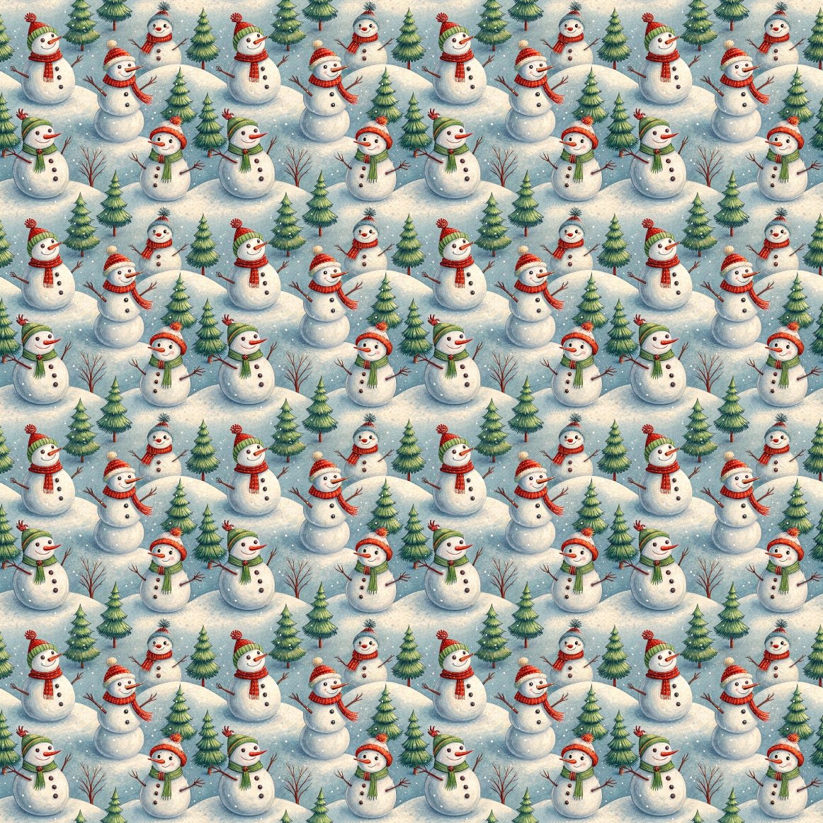 Tecido Policanvas Boneco de Neve Natal Tecido Decoração Policanvas Bonecos de Neve de Natal - Image 1
