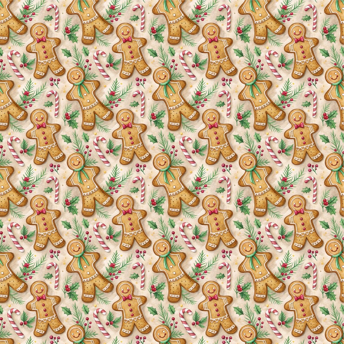 Tecido Policanvas Bonecos Natal Tecido Decoração Policanvas Bonecos de Natal - Image 1