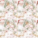 Tecido Decoração Policanvas Pai Natal