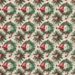 Tecido Decoração Policanvas Sinos de Natal